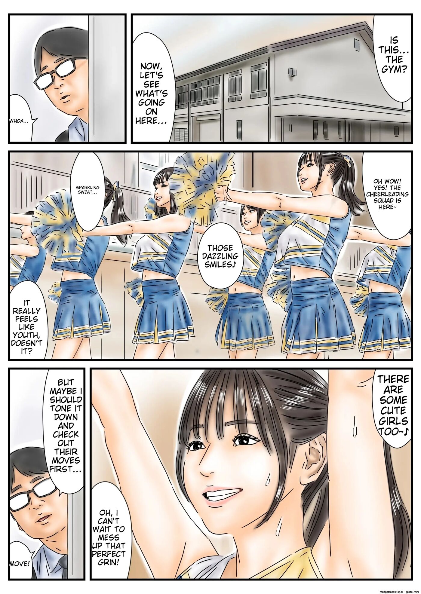 Time Stop! The Youthful Cheerleaders And Student Council President Are So Dazzling That I'm Going To Stain Them With Sperm Chapter 1000 Page 3